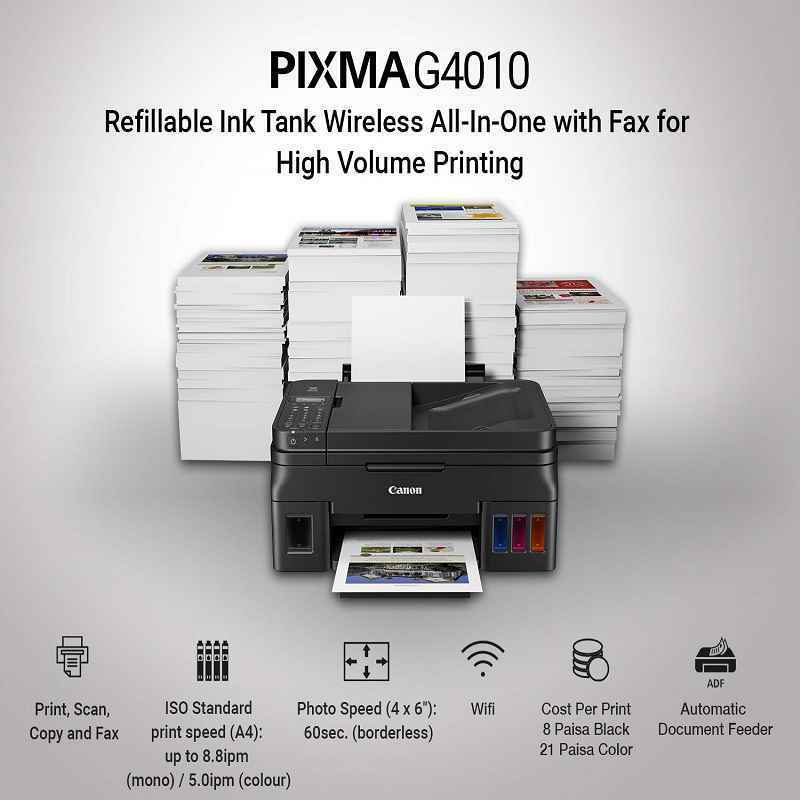 Canon Pixma G All In One Wireless Ink Tank Colour Printer