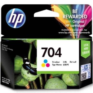 HP 704 Tri-color Original Ink Cartridge - Image 1