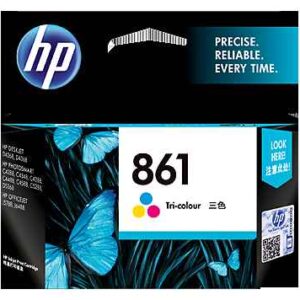 HP 861 Tri-Color Original Ink Cartridge - Image 1