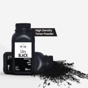 SHOPGINY Ultra Black Toner Refill Powder for HP W1112A /110A/103A for HP 110A Toner Cartridge Compatible with HP Laser 108 108a 108w 136 136a 136w 136nw 138 138pnw 138fnw Printer (Pack of 3) - Image 2